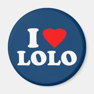 Aimant J'aime Lolo