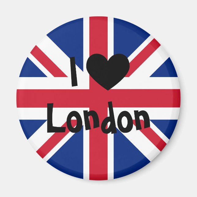 Aimant J'aime Londres (Devant)