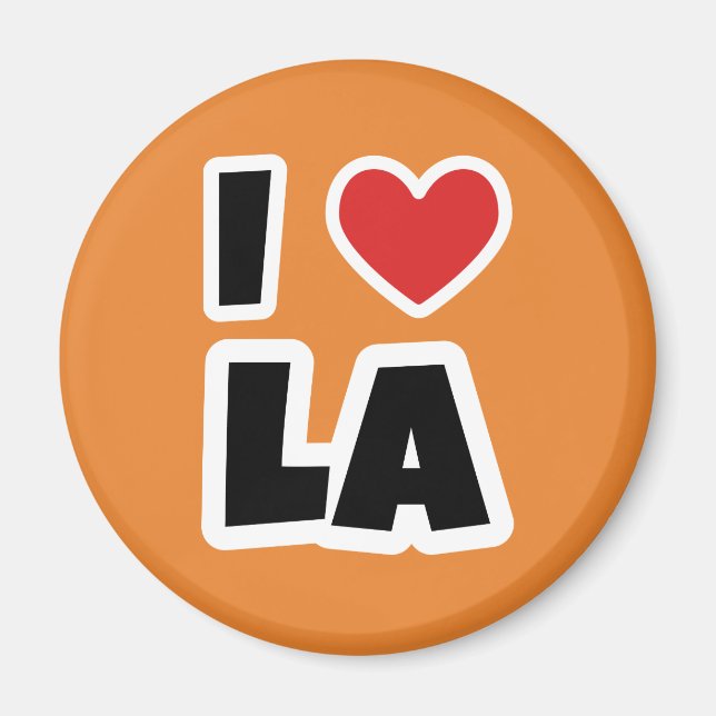 Aimant J'aime Los Angeles (Devant)