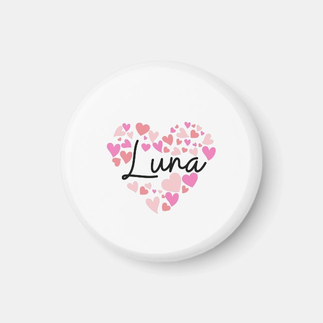 Aimant J'aime Luna (Devant)