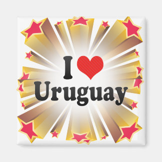 Aimant J'aime l'Uruguay