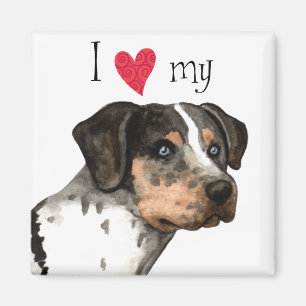 Aimant J'aime ma Catahoula
