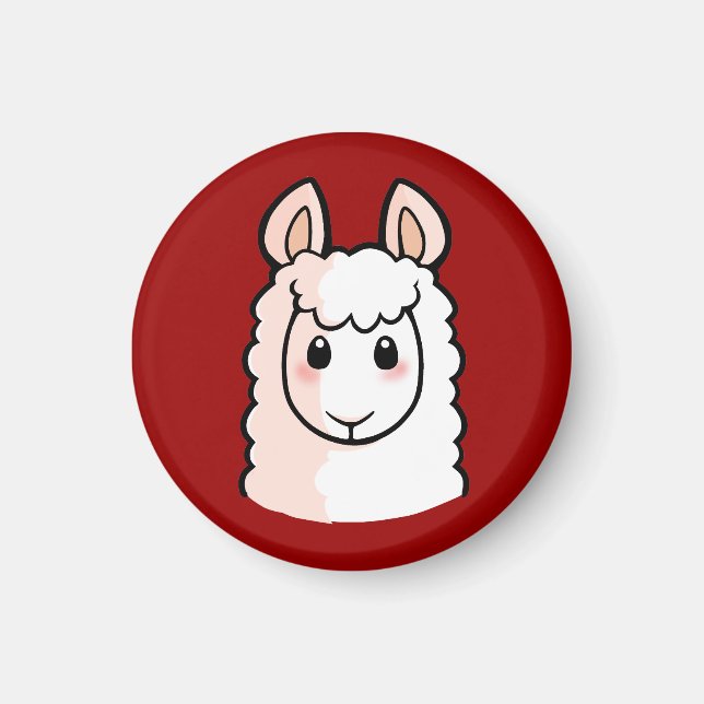 Aimant J'Aime Ma Llama (Devant)
