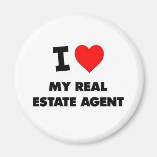 Aimant J'aime mon agent immobilier