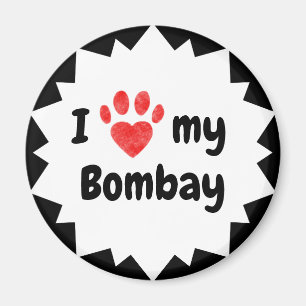 Aimant J'Aime Mon Chat Bombay