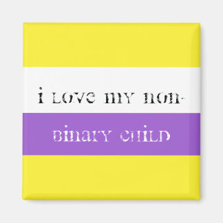 Aimant J'aime mon enfant non-binaire
