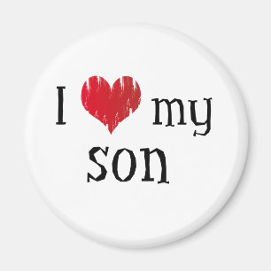 Aimant J'aime mon fils
