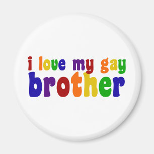Aimant J'Aime Mon Frère Gay
