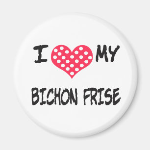 AIMANT J'AIME MON FRISE DE BICHON