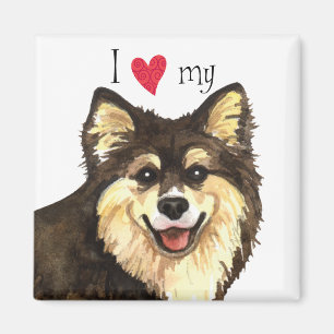Aimant J'aime mon Lapphund finlandais