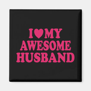 Aimant J'aime mon mari génial