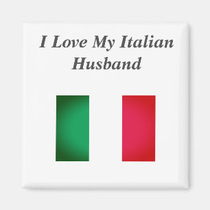 Aimant J'aime mon mari italien