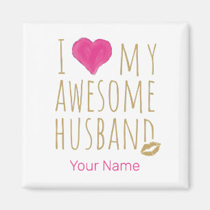 Aimant J'aime mon merveilleux anniversaire de Mariage de 