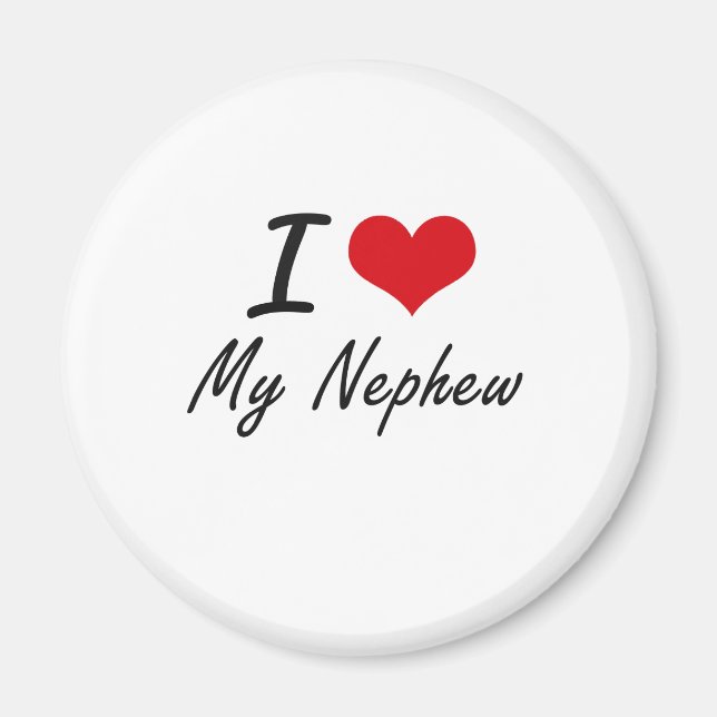 Aimant J'Aime Mon Nephew (Devant)