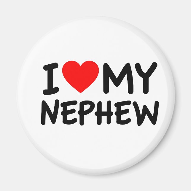 Aimant J'aime mon neveu (Devant)