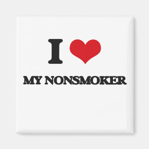 Aimant J'aime mon non-fumeur