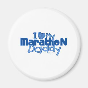 Aimant J'aime mon papa de marathon