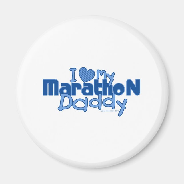 Aimant J'Aime Mon Père Marathon (Devant)