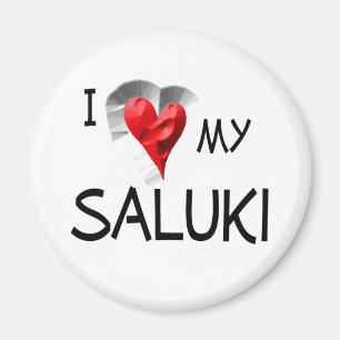 Aimant J'Aime Mon Saluki