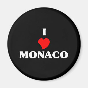 Aimant J'aime Monaco