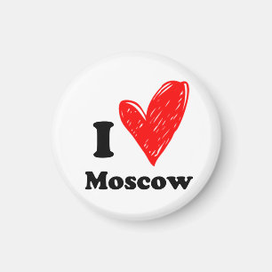 Aimant J'aime Moscou