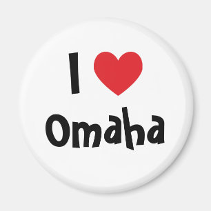 Aimant J'aime Omaha