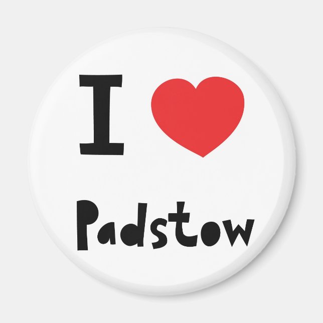 Aimant J'aime Padstow (Devant)