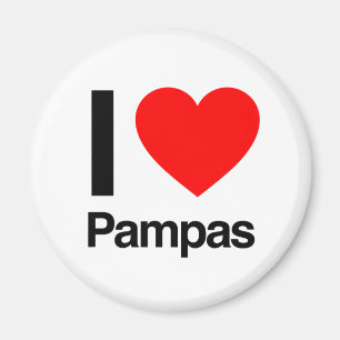 Aimant j'aime pampas