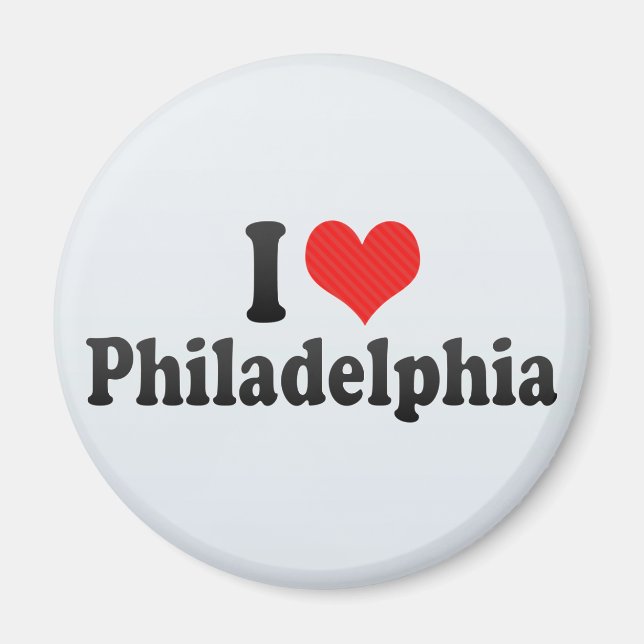 Aimant J'aime Philadelphie (Devant)