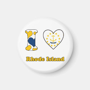 Aimant J'aime Rhode Island