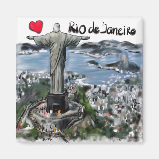 Aimant J'aime Rio de Janeiro