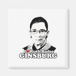 Aimant J'Aime Ruth Bader Ginsburg Pour toujours