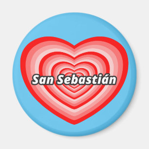 Aimant J'aime San Sebastian
