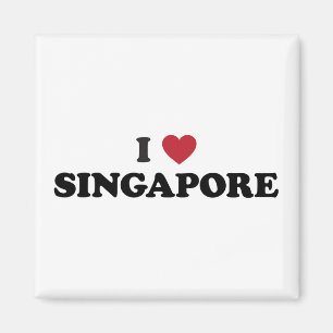 Aimant J'aime Singapour