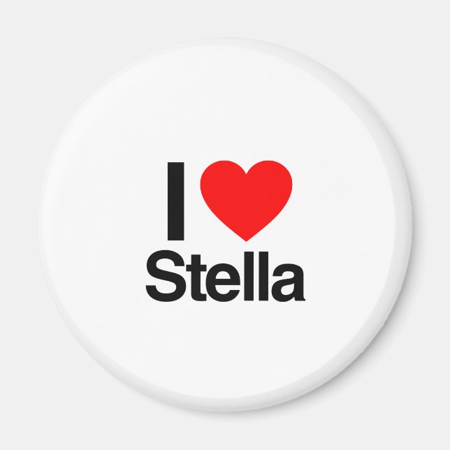 Aimant j'aime stella (Devant)
