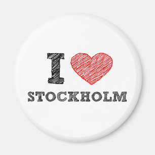 Aimant J'aime Stockholm