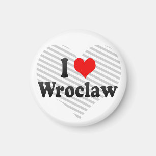 Aimant J'aime Wroclaw, Pologne