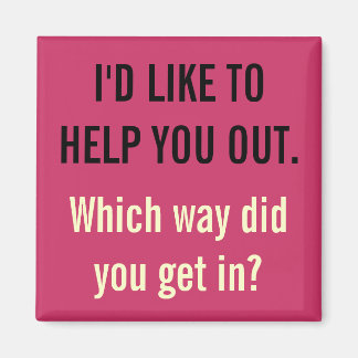 Aimant J'Aimerais Vous Aider