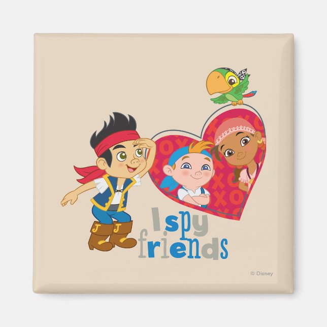 Aimant Jake et les pirates terrestres | I Spy Friends (Devant)