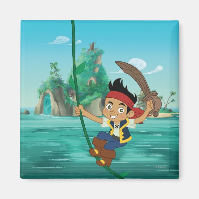 Aimant Jake et les pirates terrestres | Jake Running (Devant)
