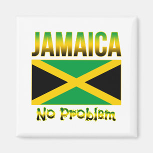 Aimant Jamaica Flag No Problem
