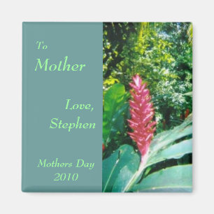 Aimant jamaïcain de fleur pour la maman