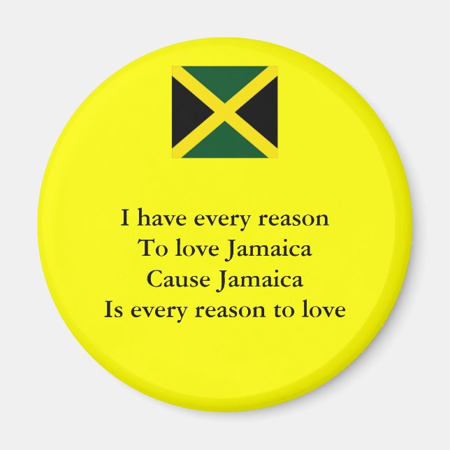 Aimant jamaïque (Devant)