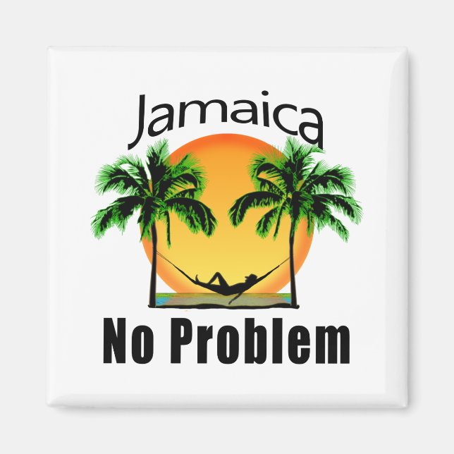 Aimant Jamaïque : pas de problème (Devant)