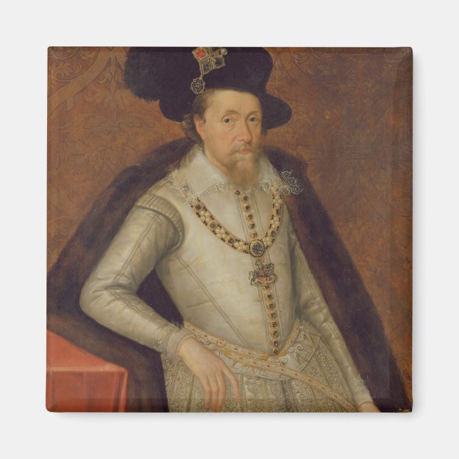 Aimant James I of England, et VI of Scotland (Devant)