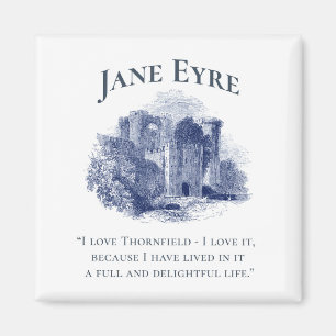 Aimant Jane Eyre - I Love Thornfield - Carré du château