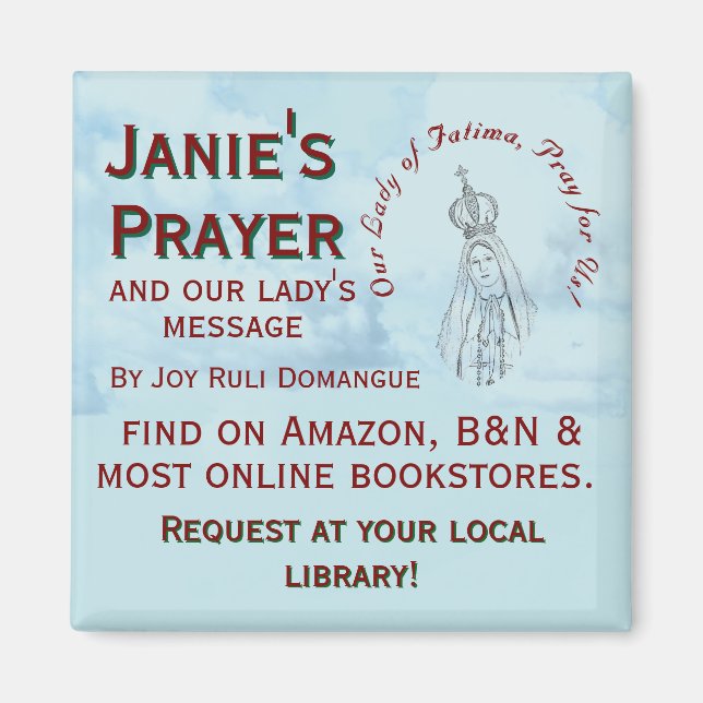 Aimant Janie's Prayer Promotional (Devant)