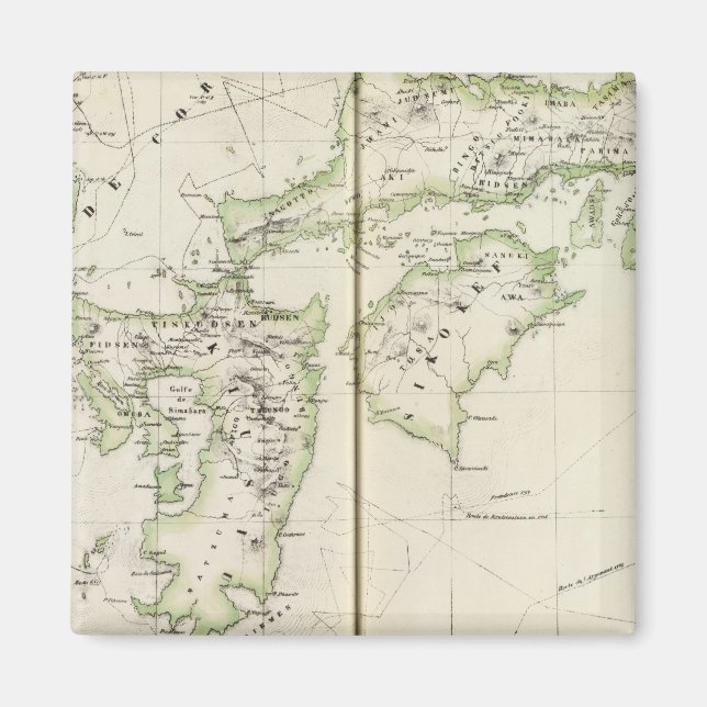 Aimant Japon, Asie 75 (Devant)