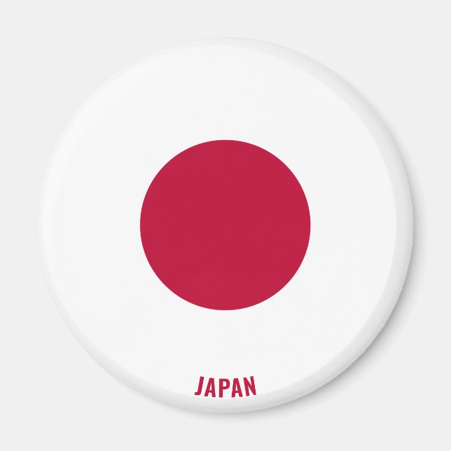 Aimant Japon Drapeau de charme patriotique (Devant)