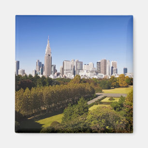 Aimant Japon. Tokyo. Vue du quartier de Shinjuku et
